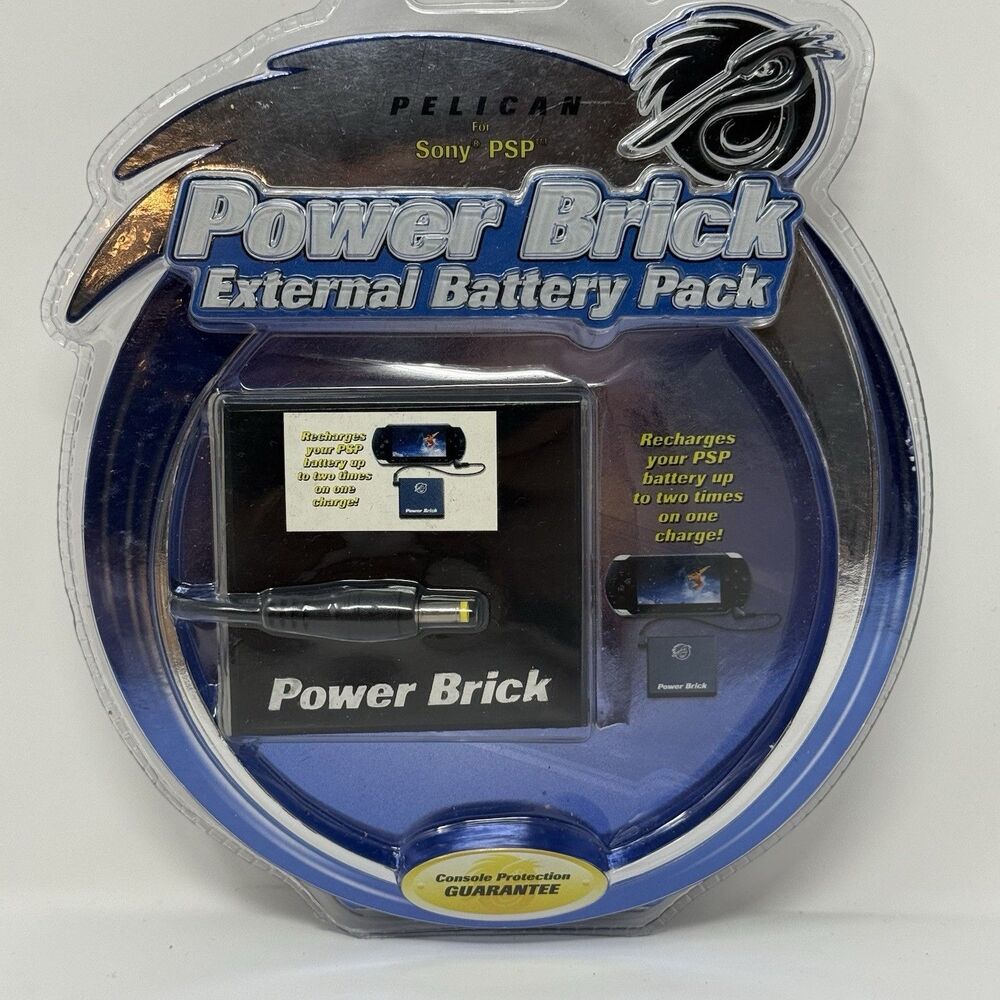 Pelican Sony PSP Power Brick External Battery Pack New